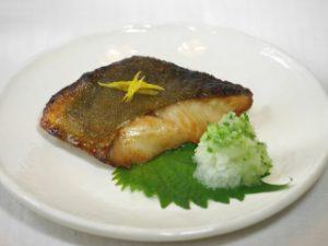 ホッケのゆず風味焼き