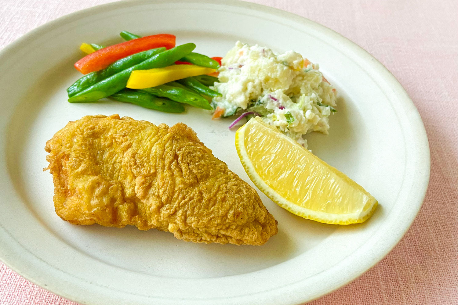 スズキのカレー粉揚げ